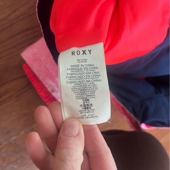 Roxy Girls Snowsuit 6 7 One Piece Snow Gear - Picture 5 of 7